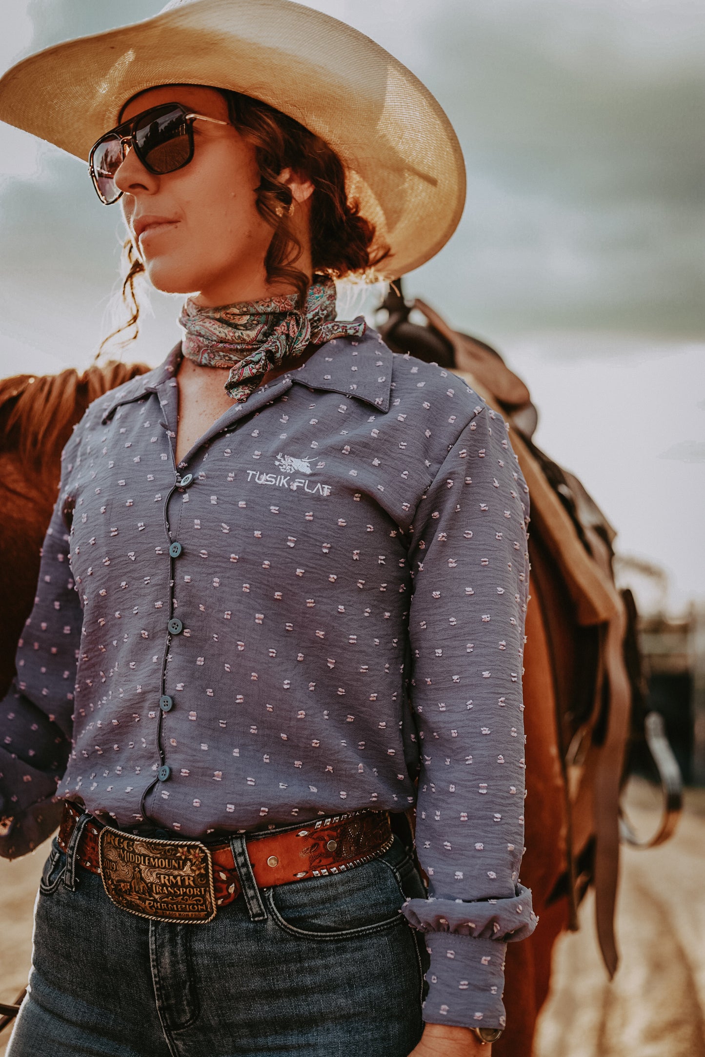 Storm Grey Japanese Cotton Arena Shirt