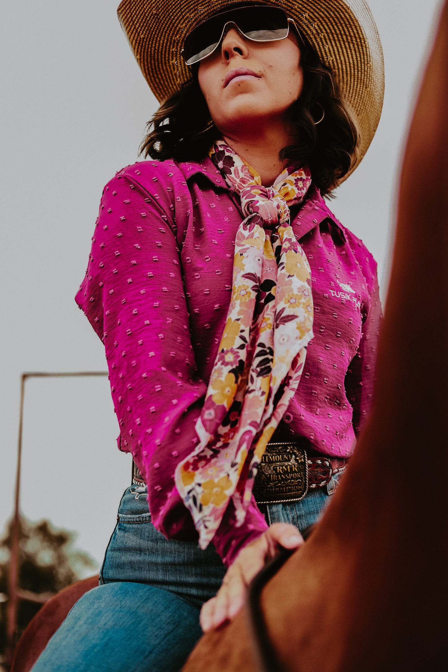 Fuscia Japanese Cotton Arena Shirt