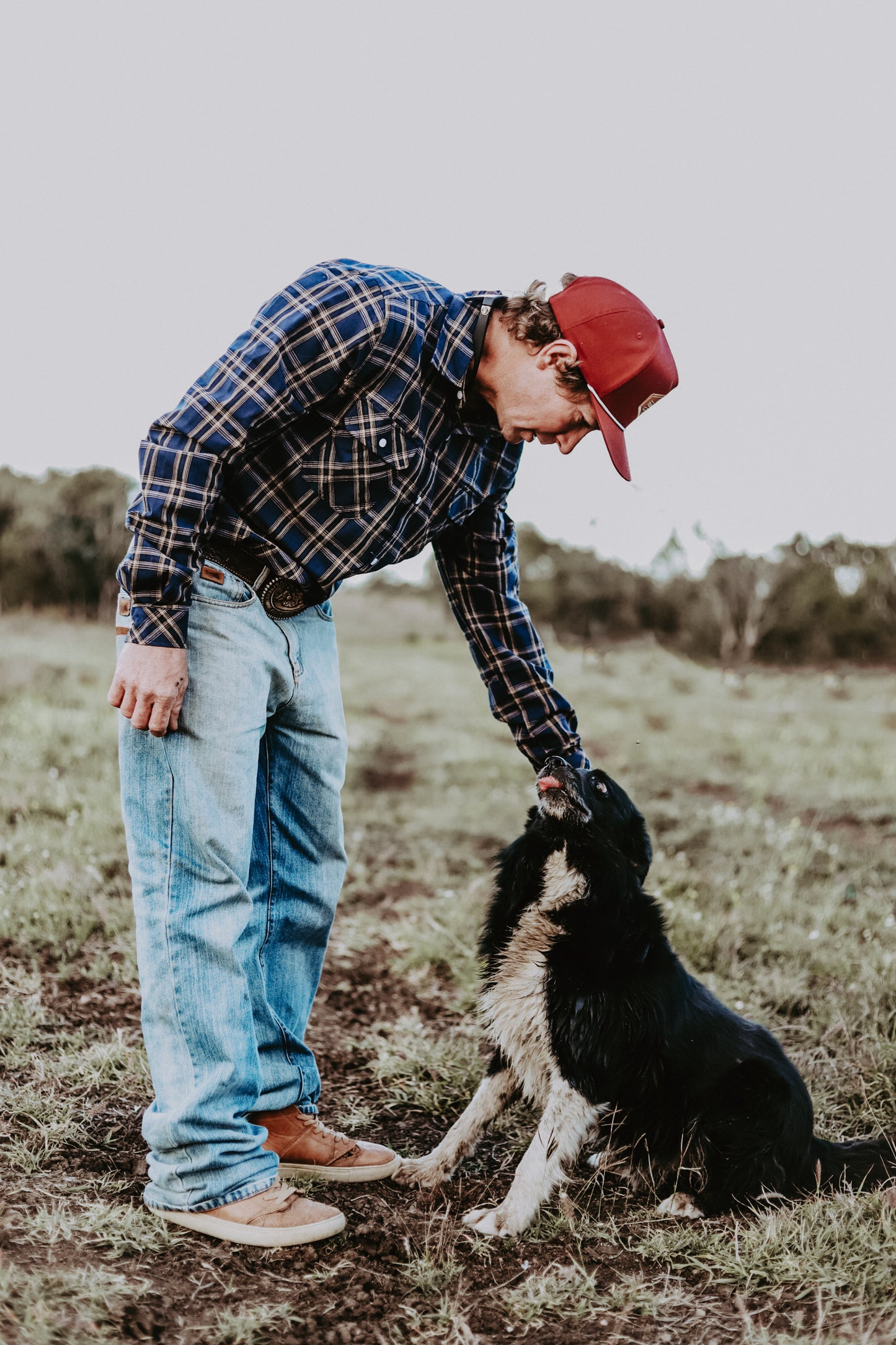 Blue Plaid Workshirt - Long Sleeve