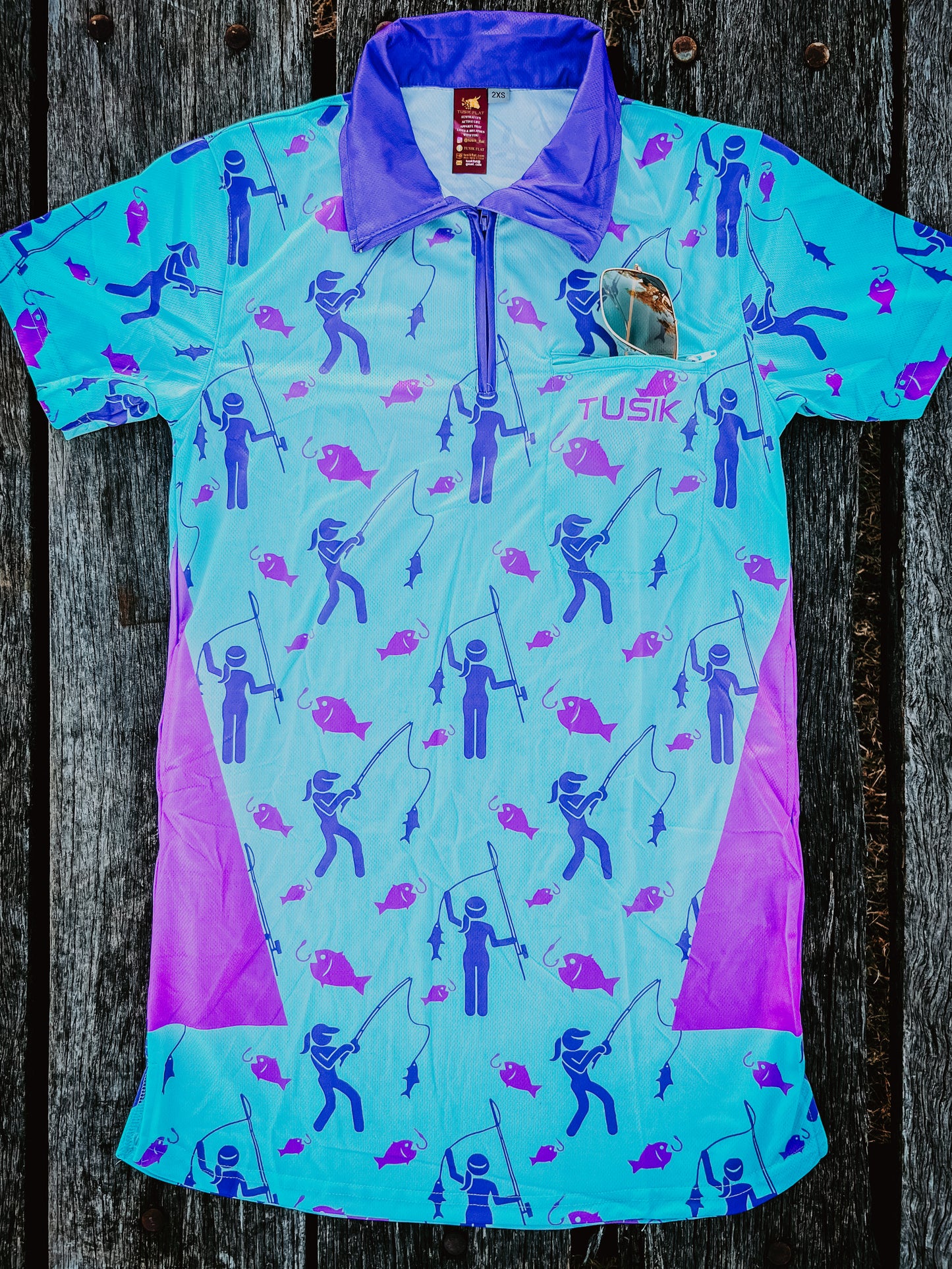 Let’s Fish Fishing Shirt Dress