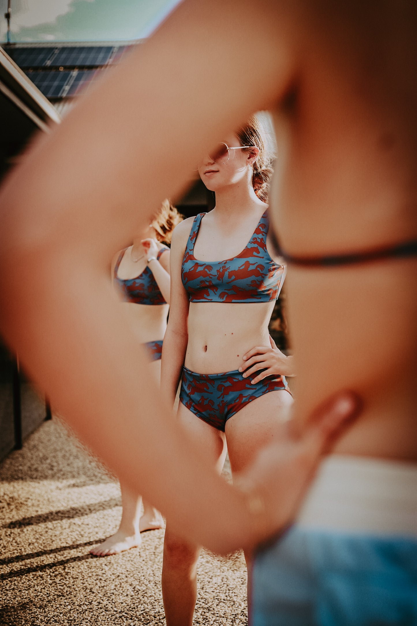 Sport N Swim Top - Blue Bronc