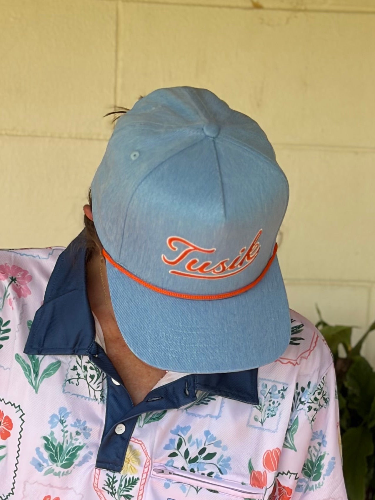 Stone Washed Denim Flat Cap