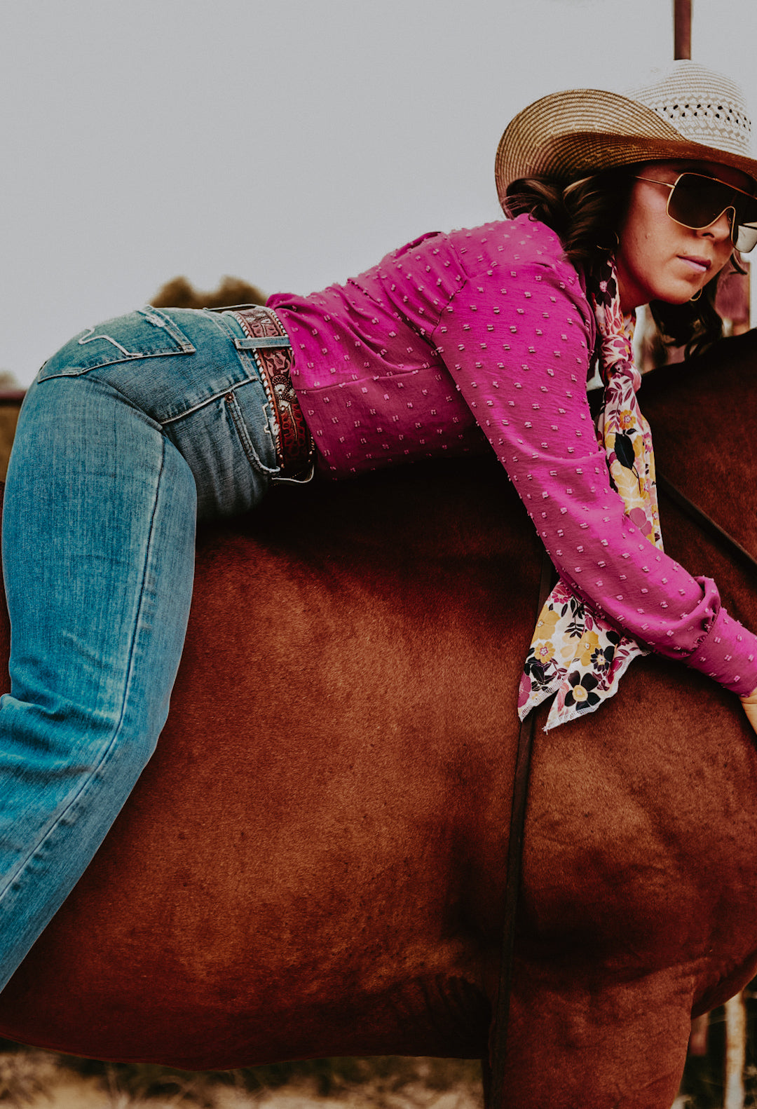 Fuscia Japanese Cotton Arena Shirt
