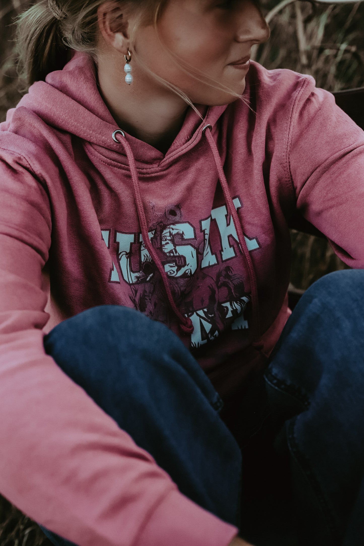 Get Broncy Hoodie - Rose