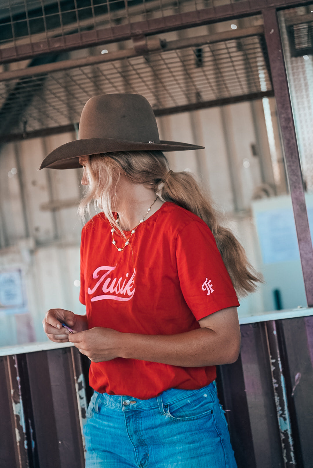 Candy Embroidered Tee