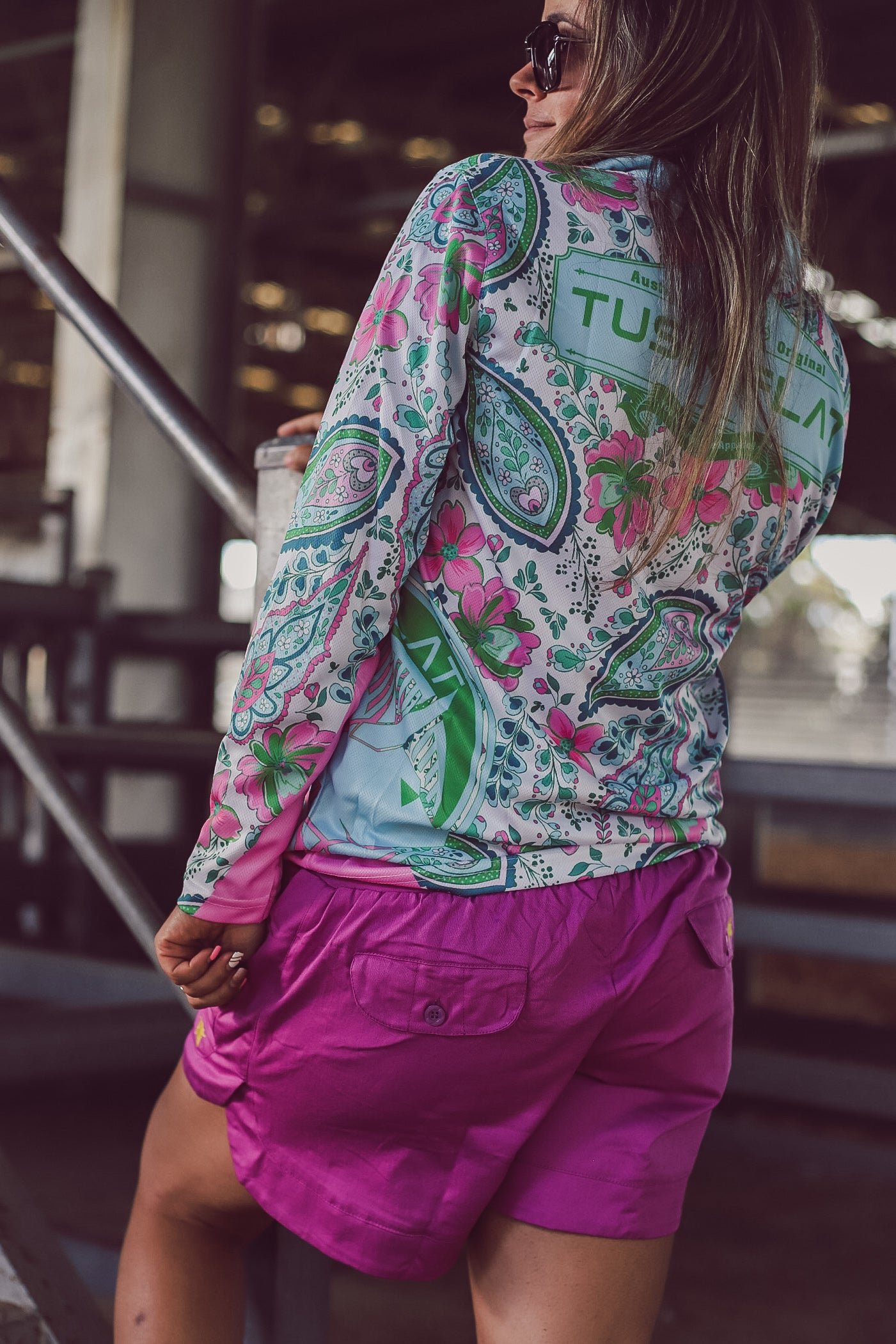 Bright Purple with Yellow Embroidery Ya Mum’s Ruggers
