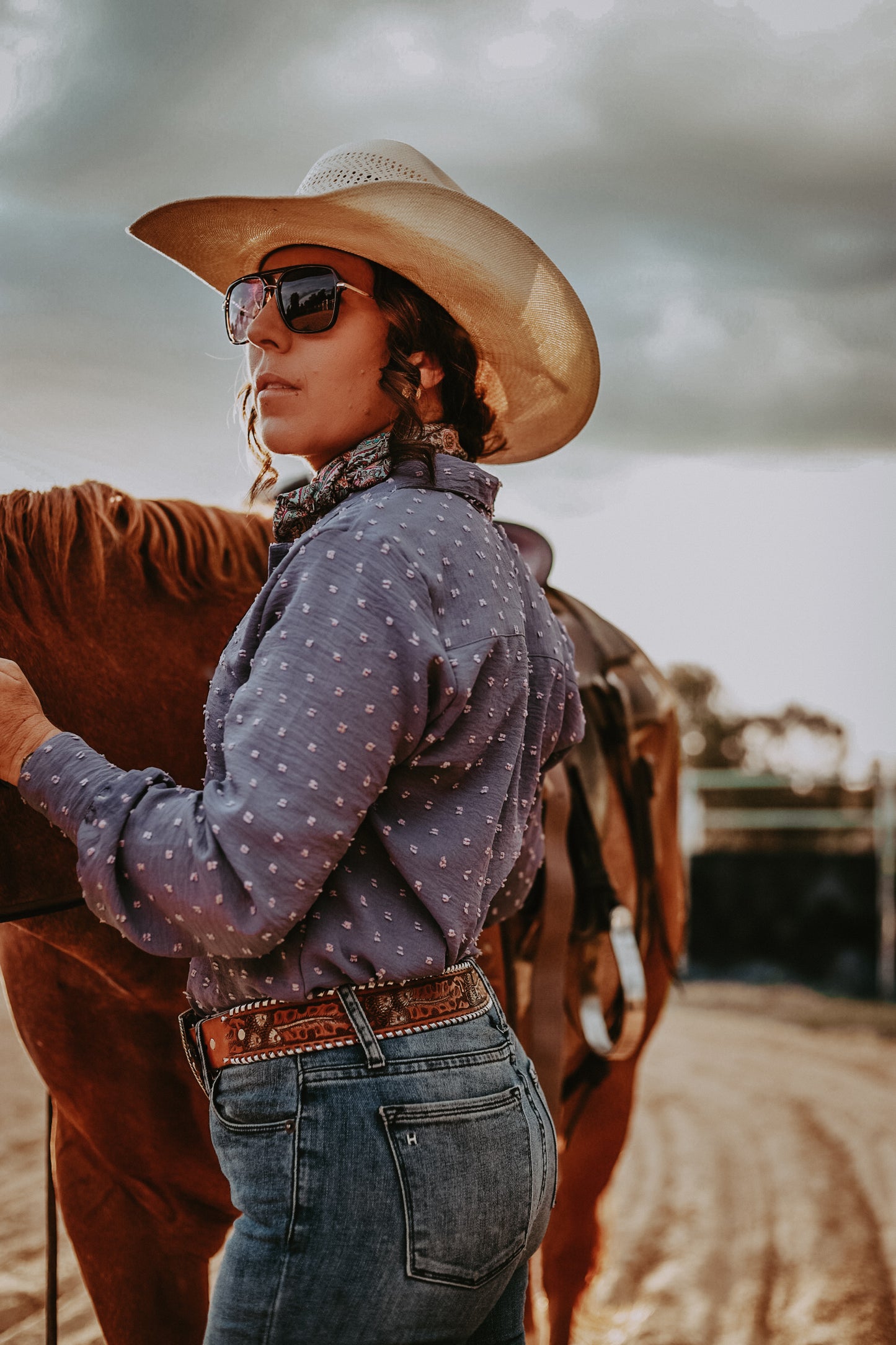 Storm Grey Japanese Cotton Arena Shirt