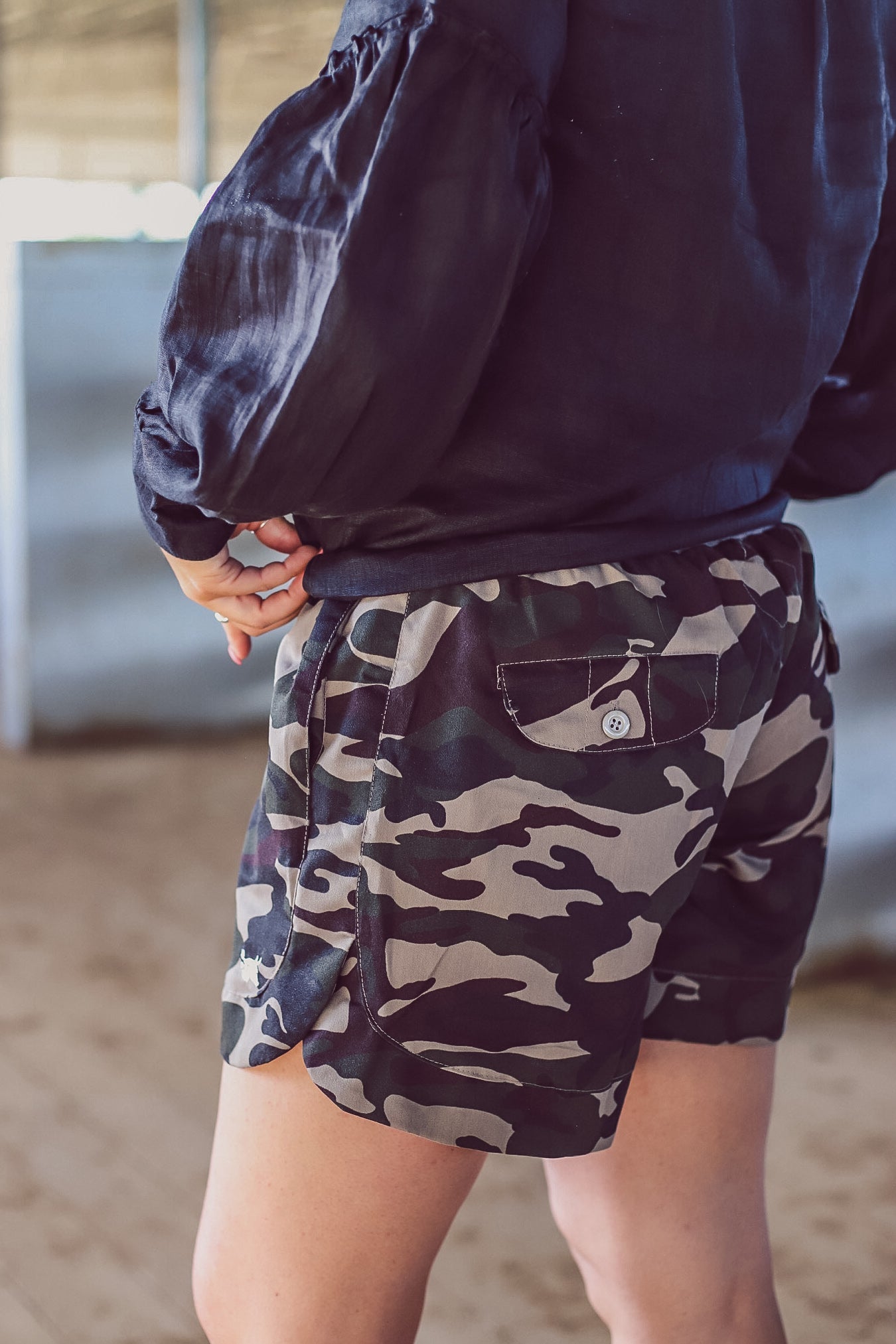 Camo with White Embroidery Ya Mum’s Ruggers