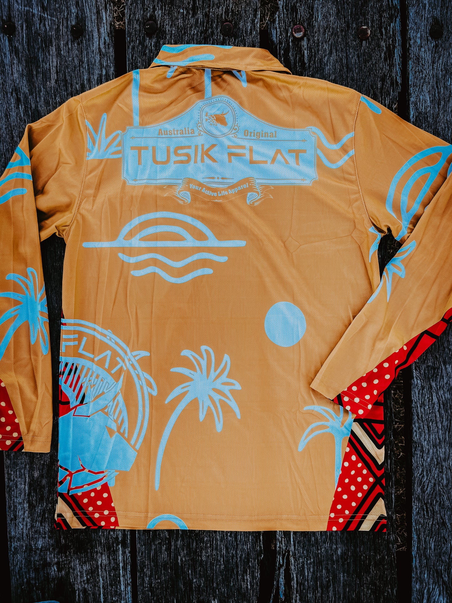 Goldy Palms Fishing Shirt