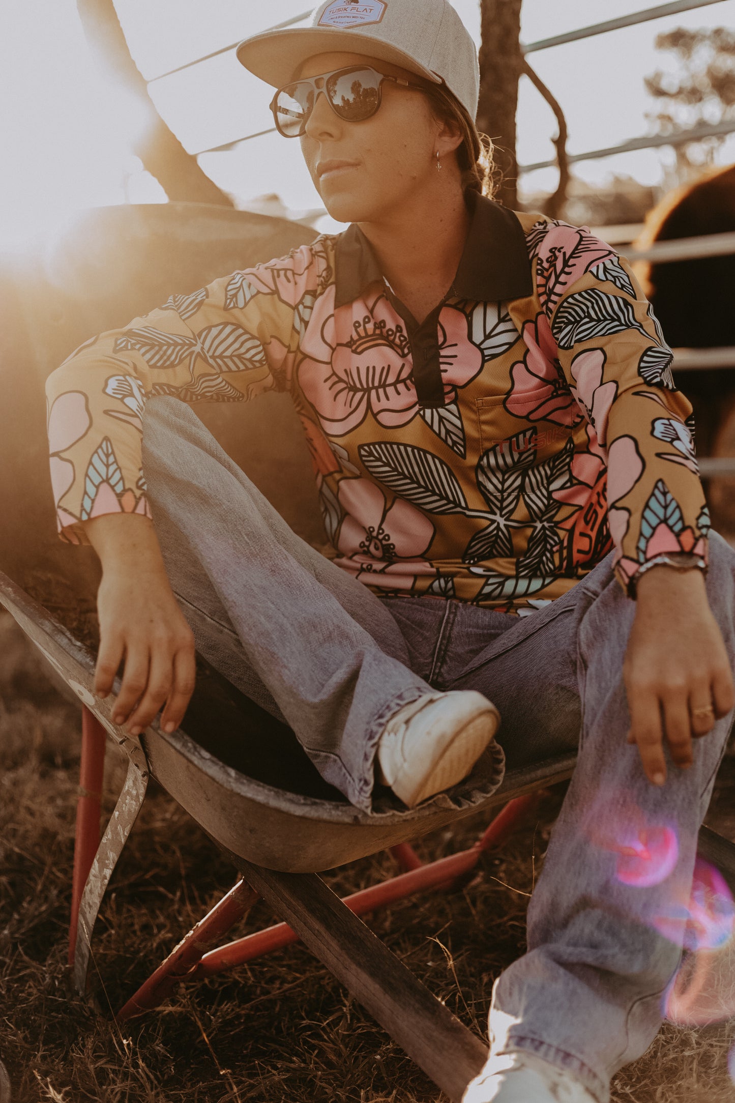 Orange Slice Fishing Shirt