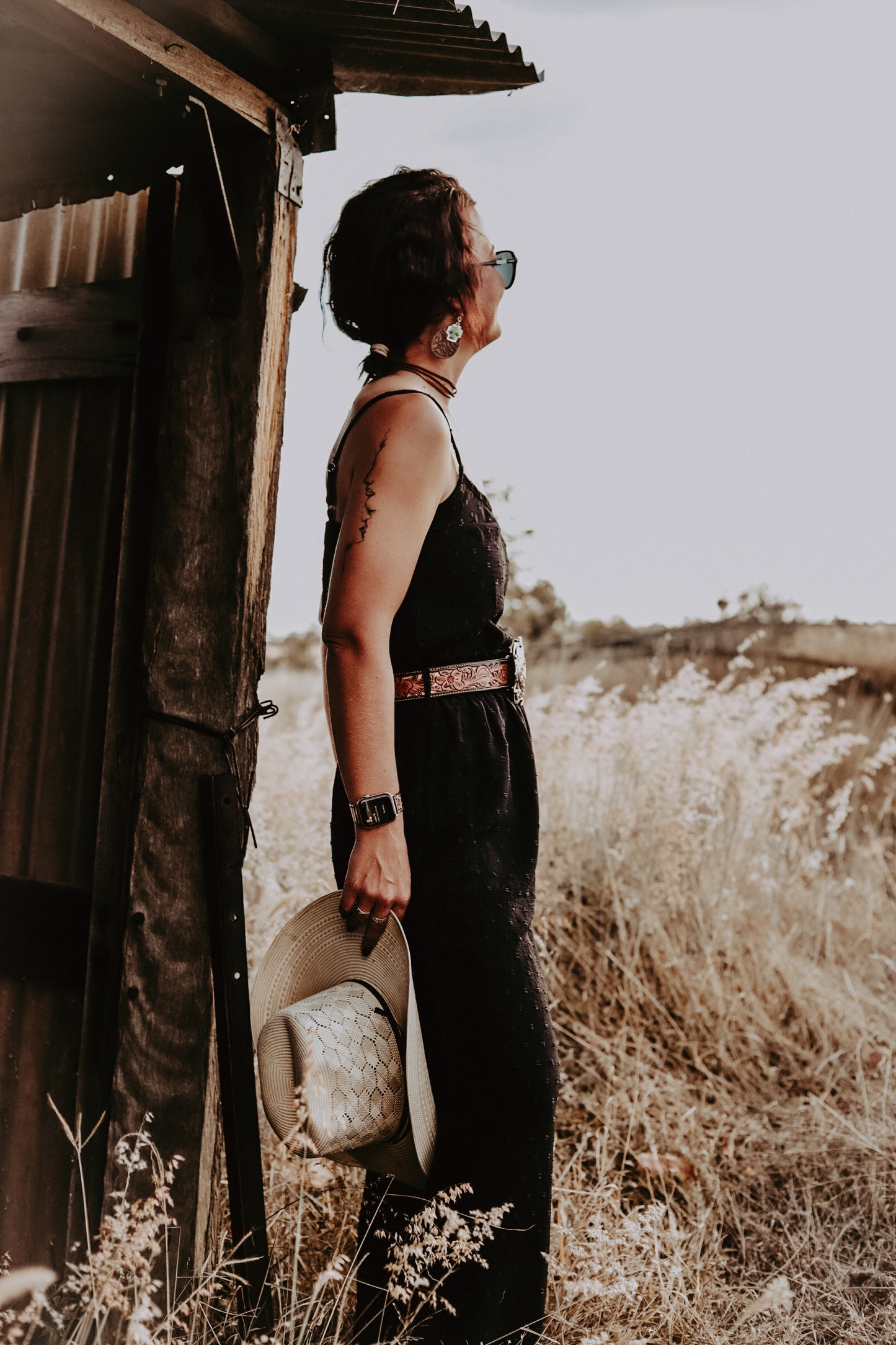 Black Japanese Cotton Palazzo Pants