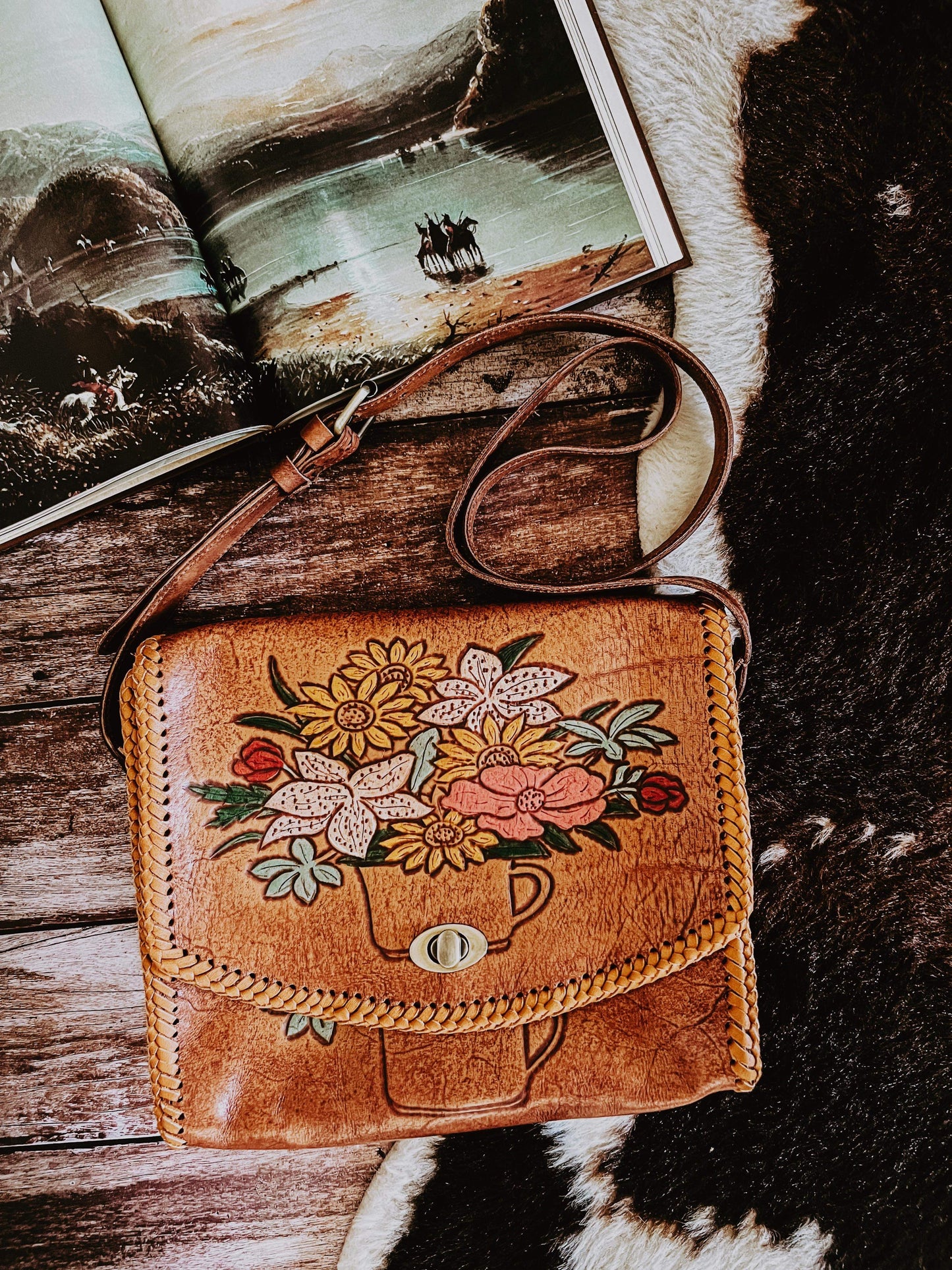 Leather nappy Bags or Hand Bags