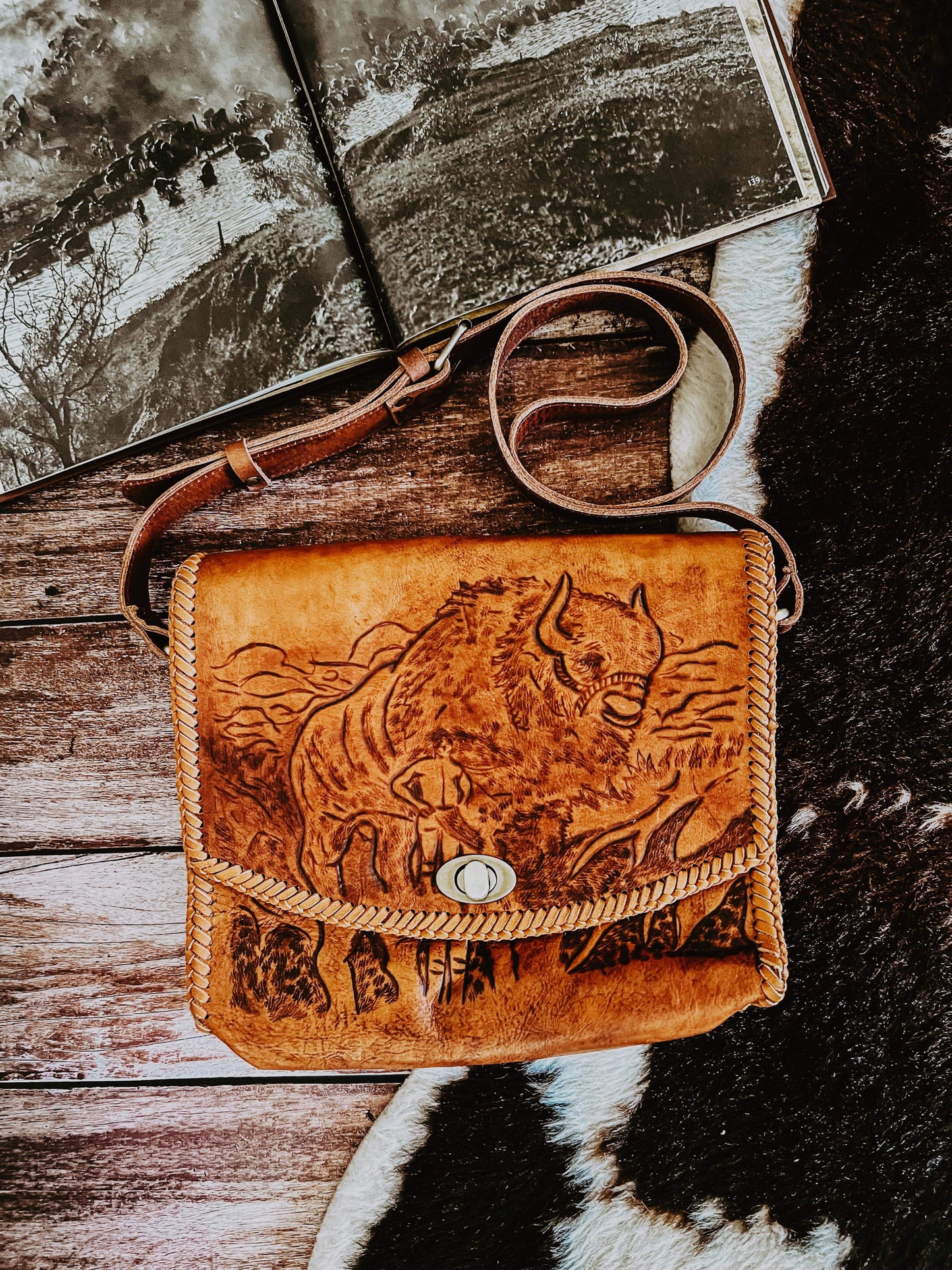 Leather nappy Bags or Hand Bags