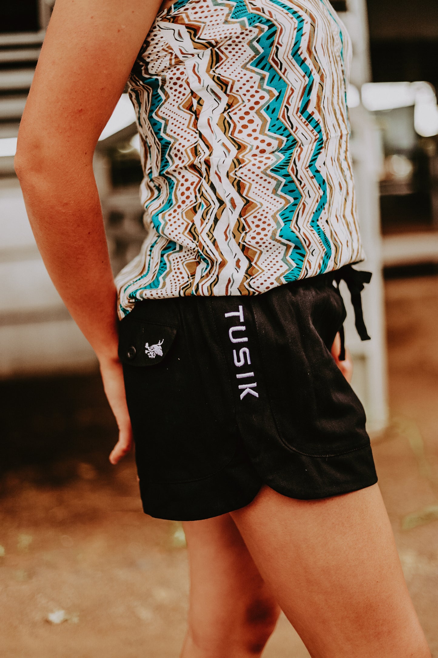 Aqua Zig Zag Cami