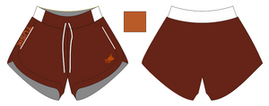 Tusik Zip Pocket Footy Shorts match the Heart Collection shirts