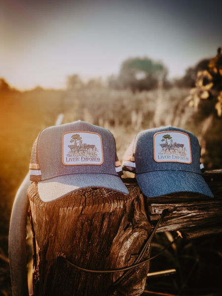 The Livery Emporium Trucker Cap - Denim & Donkeys