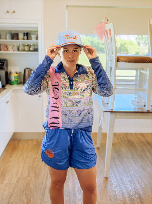 Denim Gardenia Fishing Shirt