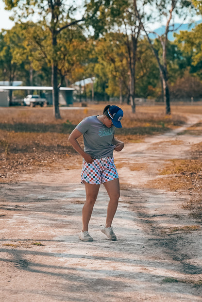 Check Multi Colour Christmas Quick Dry Tusik Rugger’s