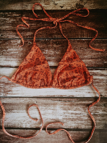 Triangle Bikini Top - Western Sunsets