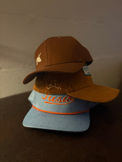 Stone Washed Denim Flat Cap