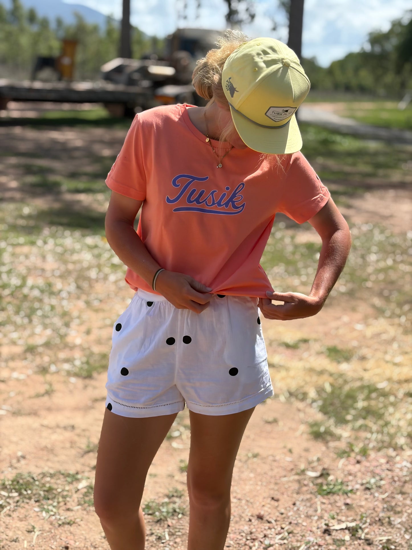 Mango Denim Embroidered Tee