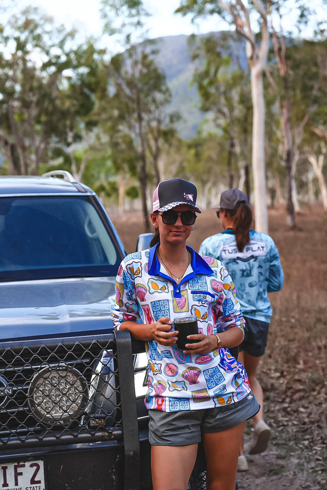 OG Tusik Ruggers Grey with Pink Logos