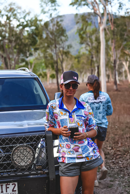 OG Tusik Ruggers Grey with Pink Logos