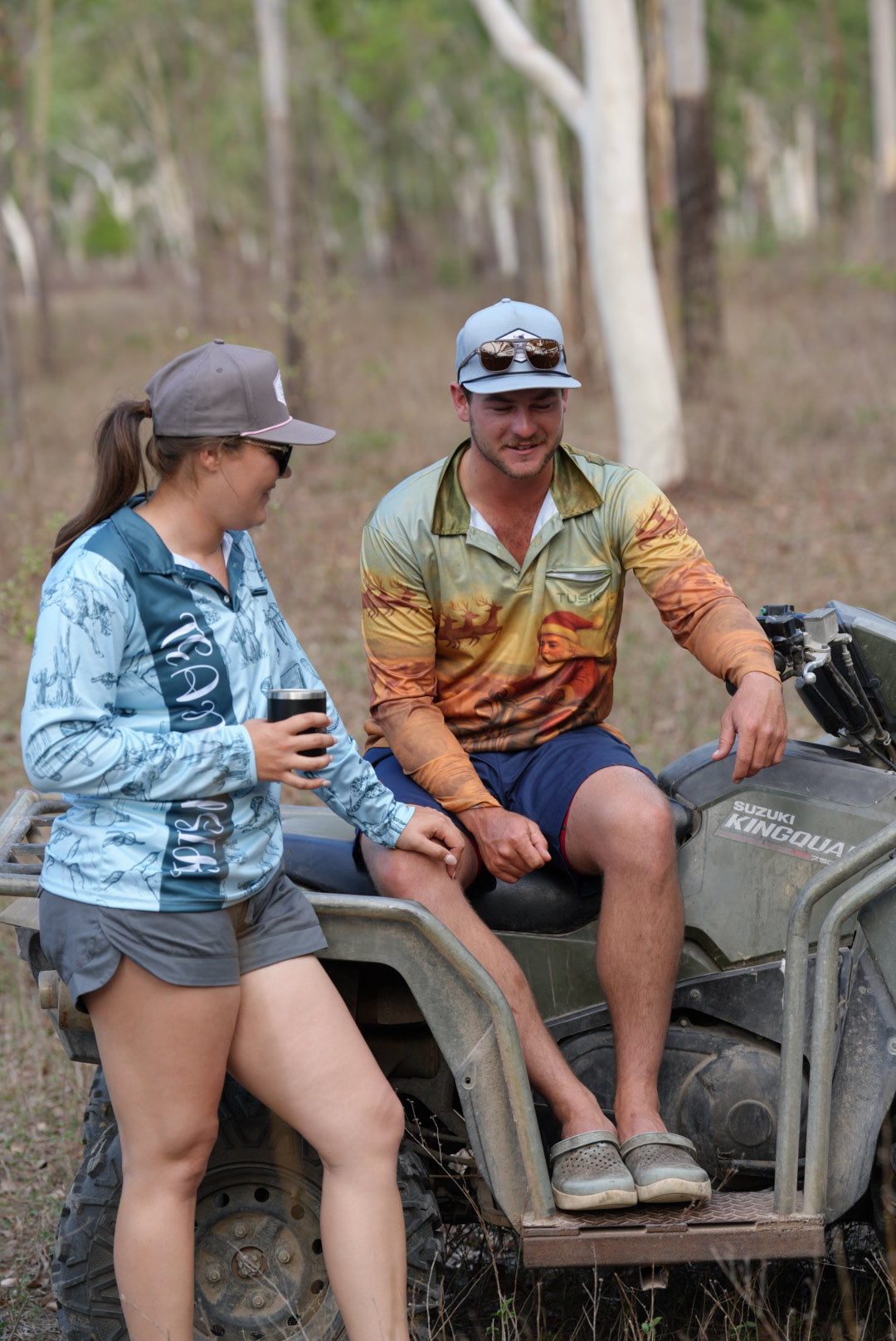 Tusik Rugger’s Charcoal with Butter logos