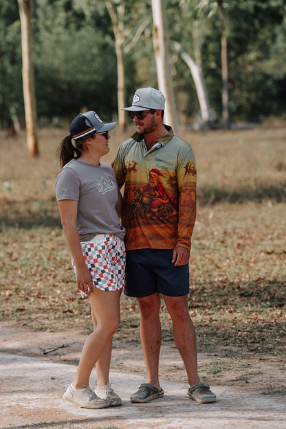 Check Multi Colour Christmas Quick Dry Tusik Rugger’s