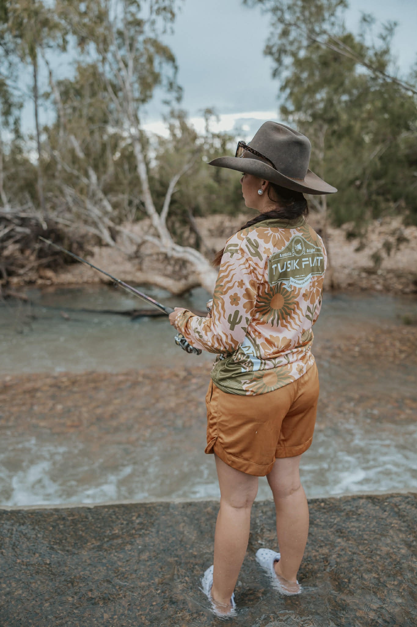 Desert Flower Fishing Shirt