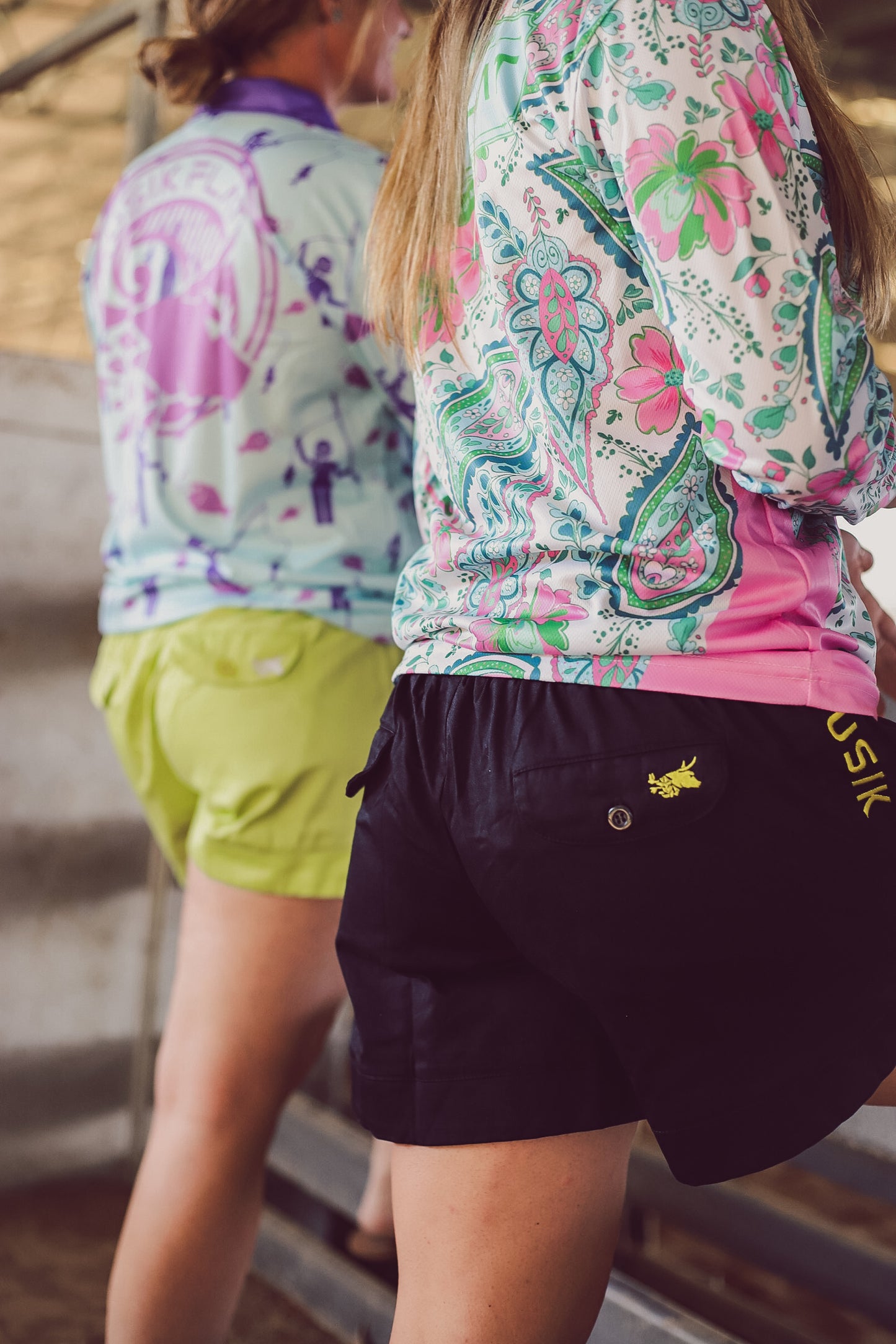 Black with Yellow Embroidery Ya Mum’s Ruggers