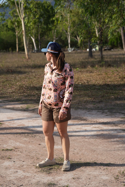 Chocolate With Berry Embroidery - Tusik Ruggers ya mums & OG