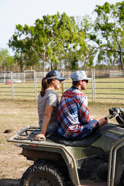 Maroon Check Fishing Shirt
