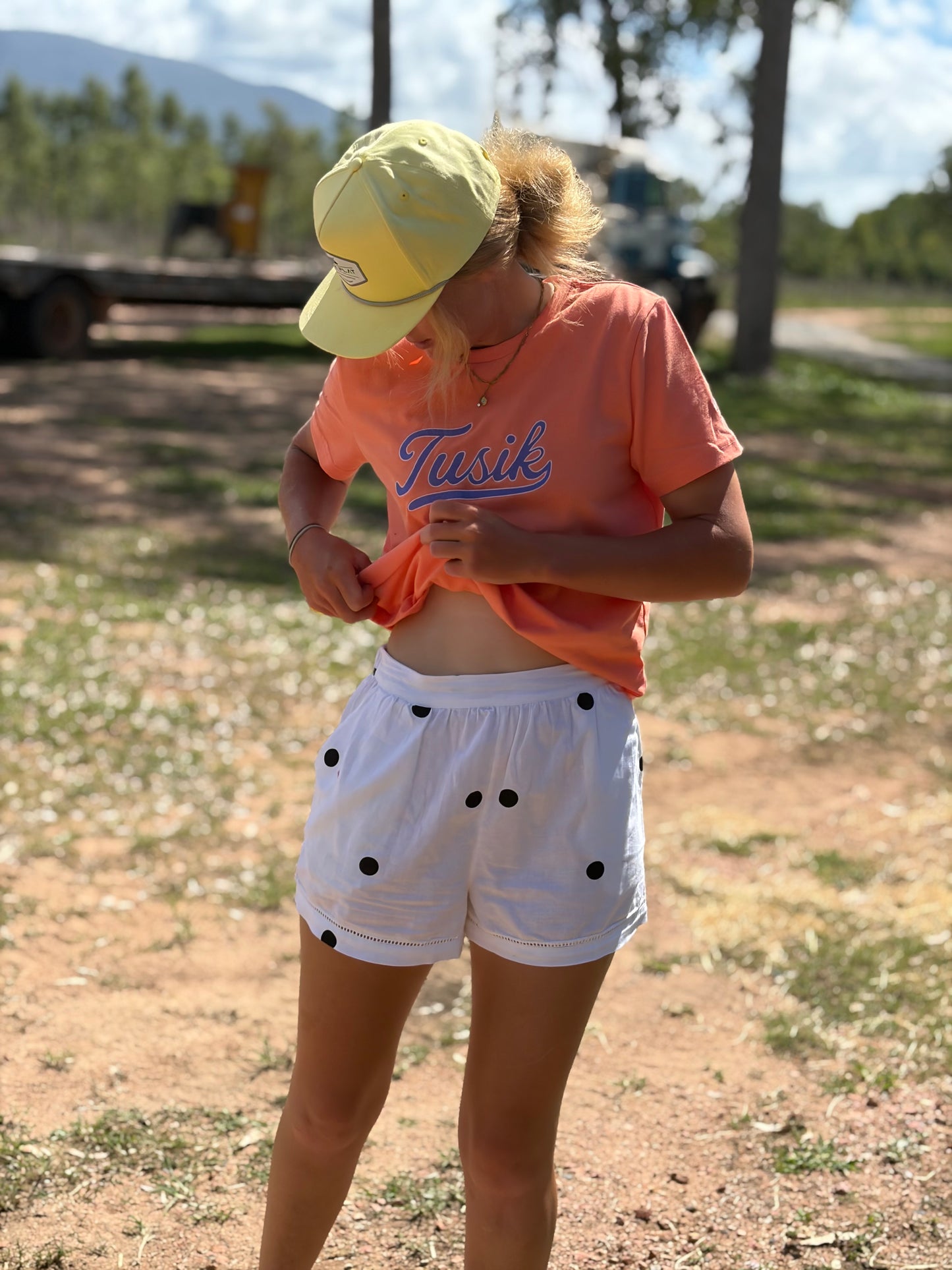 Mango Denim Embroidered Tee