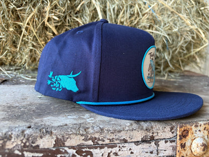 Deep Salt Surfer Flat Brim Cap