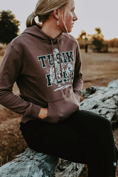 Get Broncy Hoodie - Chocolate