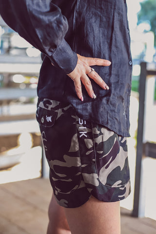Camo with White Embroidery Ya Mum’s Ruggers