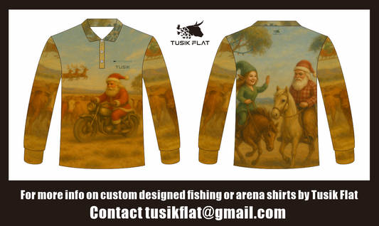 Elfin Bronc Christmas Preorder Fishing Shirt Tusik It’s Tradition