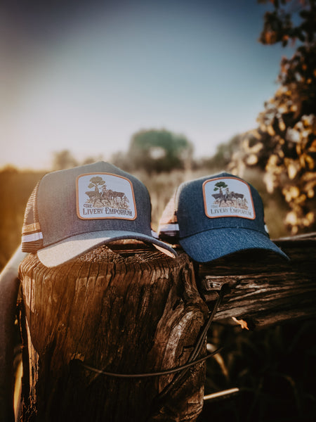 The Livery Emporium Trucker Cap - Denim & Donkeys