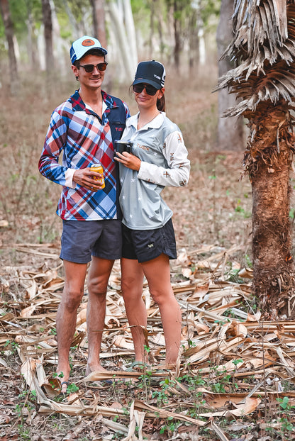 Maroon Check Fishing Shirt
