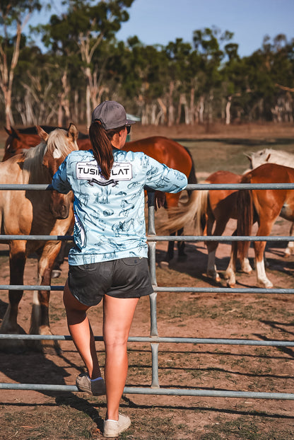 Tusik Rugger’s Charcoal with Butter logos