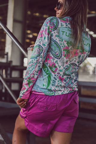 Bright Purple with Yellow Embroidery Ya Mum’s Ruggers