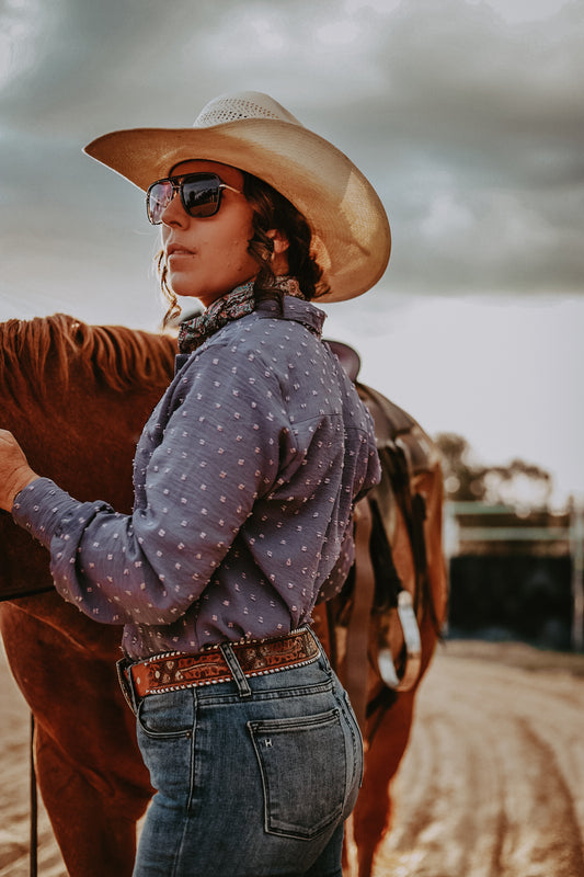 Storm Grey Japanese Cotton Arena Shirt