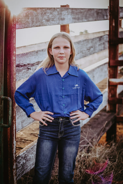 The Poddy Pen Button Up - Dark Blue