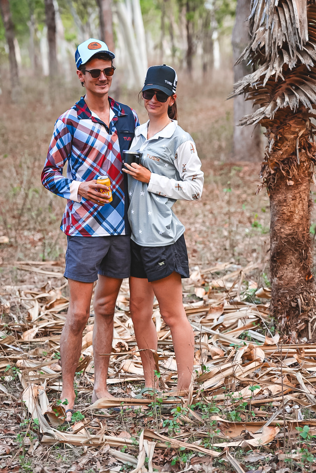 Maroon Check Fishing Shirt