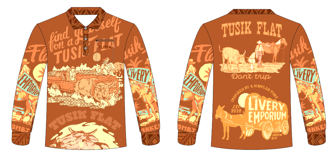 A Litte Rusty Now Tusik Fishing Shirt PreOrder