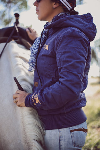 Navy Canvas Jacket