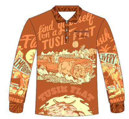 A Litte Rusty Now Tusik Fishing Shirt