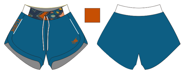 Tusik Zip Pocket Footy Shorts match the Heart Collection shirts