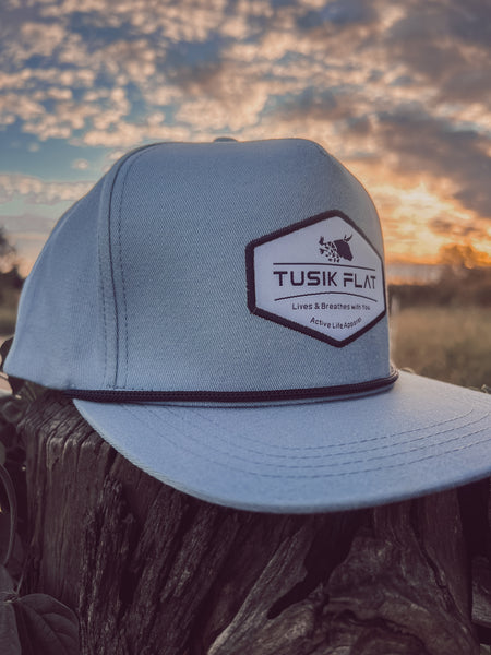 Old School Baby Blue Flatty Cap